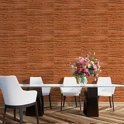 Самоклеюча декоративна 3D панель Sticker Wall 700x700x6мм Золоте дерево 082 SW-00000020 - мініатюра 5