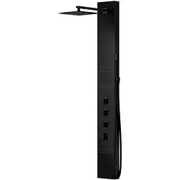 Душова панель Corsan Neo black S060MBL, Чорний матовий