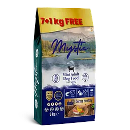 Сухий Корм Mystic низькозерновий для собак малих порід з лососем 7+1кг