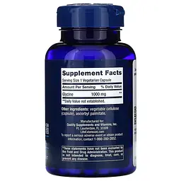 Гліцин Glycine 1000 mg 100 капсул Life Extension vit0006149 - мініатюра 2