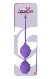 Вагінальні кульки See You In Bloom Duo Balls 29 мм Purple - мініатюра 2