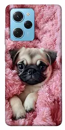 TPU чохол Demsky Мопс у ніжностях для Xiaomi Poco X5 Pro 5G
