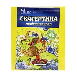 Скатертина на стіл Bambi Tablecloth(Yellow) поліетилен, розмір 120х200 см