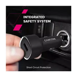 Зарядное устройство для Canyon 1xUSB + 1xUSB-C PD85W black (CNE-CCABR8AC) - миниатюра 9
