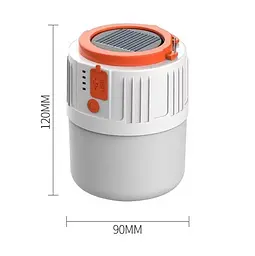 Кемпінговий ліхтар (лампа) TM-B42 на сонячних батареях + Power bank - мініатюра 3