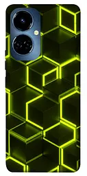 Чохол Demsky Neon hexagon для TECNO Camon 19 (CI6n) / 19 Pro (CI8n)