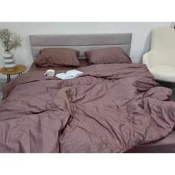 Підковдра Ecotton Stucco сатин 180х215 см коричнева (24772) - мініатюра 5