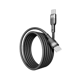 Кабель для заряджання та обміну даними USB Yoki YK-SI50 SILICONE Series Type-C to Type-C 60W 3A/20V 1.2 м Чорний - мініатюра 6