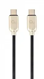 Кабель Type-C - Type-C, 2 м, чорний, Cablexpert, 60 Вт, 3A (CC-USB2PD60-CMCM-2M)