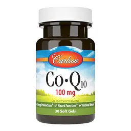 Натуральна добавка Carlson Labs CoQ10 100 mg, 30 капсул