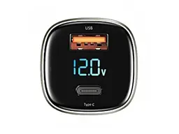Автомобільний зарядний пристрій WiWU PC500 Series 72 W (2 Type-C) Black - мініатюра 3