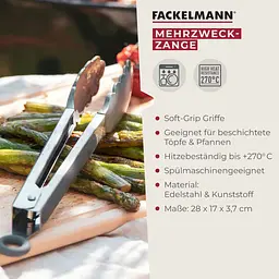 Щипці кухонні Fackelmann Nirosta 27 см (41118) - мініатюра 4