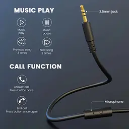 Гарнітура OneOdio Studio Hifi, 3,5мм/6,35мм, Black - мініатюра 4