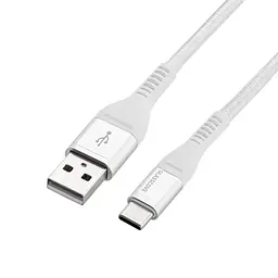Кабель BRAID2 USB - Type-C 3A 1m (GB-AC13WH) Білий - мініатюра 3