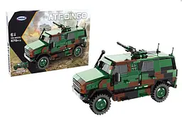 Конструктор "Бронетранспортер Dingo" 670дет XB-06055 (Р) р.49 x 7 x 36см