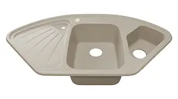 Кухонна мийка Adamant Consensus 1045x575x190 Бежевий avena 273223 - мініатюра 2