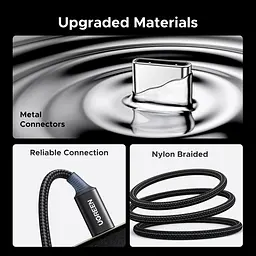 Аудіокабель UGREEN USB-C на AUX 3.5 мм 1 м Hi-Fi для автомобіля - мініатюра 3