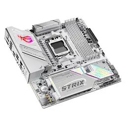 Материнcька плата ROG STRIX B850-G GAMING WIFI sAM5 B850 4xDDR5 M.2 HDMI DP WiFi BT mATX білий Asus teh0019083 - мініатюра 9