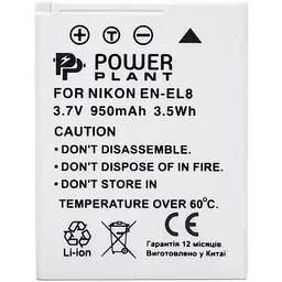 Акумулятор PowerPlant EN-EL8 для Nikon (DV00DV1084) [95231] - мініатюра 2