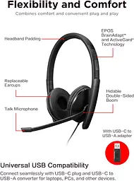 Гарнітура Lenovo Wired ANC Headset Gen 2 (Teams) - мініатюра 2