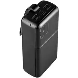 Зовнішня батарея XO PR199 Light Display 30000 mAh Power Bank чорна 6920680835683 - мініатюра 4