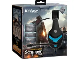 Гарнітура Defender Scrapper 500 Black/Blue (64501) - мініатюра 6