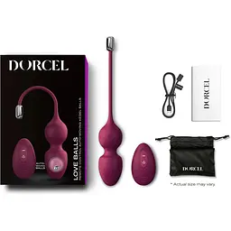 Вагінальні кульки Dorcel Love Balls Plum - мініатюра 6