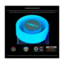 Система рідинного охолодження Lian Li GA II Lite 360P, Black (G89.GA2L36PB.00) - мініатюра 8