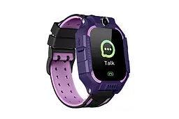 Дитячі розумні смарт годинник Q19 з камерою прослуховуванням Sim-картою Purple Black (16508) - мініатюра 5