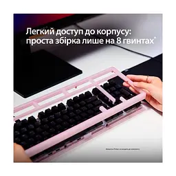 Клавіатура HyperX Origins 2 1800 HX Red USB UA Black (B4QS4AA) - мініатюра 10
