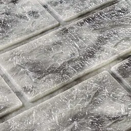 Самоклеюча декоративна 3D панель Loft Expert 109-5 Чорний природний мармур 700x770x5 мм