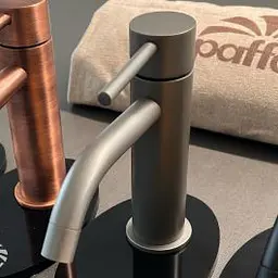 Змішувач для раковини Paffoni Light без донного клапана mercury grey LIG071MG, Сірий - мініатюра 3