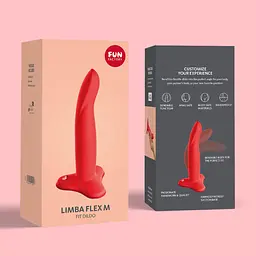 Фалоімітатор Fun Factory Limba Flex М 18 см кораловий - мініатюра 9