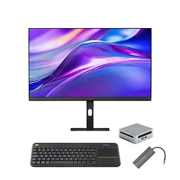 Комплект ПК GenMachine Ryzen 7 5825U / 16GB / 512GB + Монітор Xiaomi Redmi A27Q 27″ 2K 100 Гц + Logitech клавіатура + Type-C Hub 10-в-1