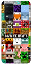 Чохол Demsky Minecraft collage для Oppo A16s / A16