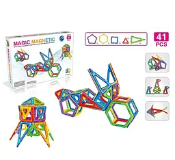 Конструктор магнітний A-Toys 41 деталь FK6904