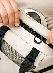 Чоловіча сумка бананка Sambag Dynamicdart сіра 38 × 21 × 7 см (80411030m) - мініатюра 5