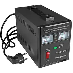 Стабілізатор напруги Forte TVR-500VA релейний 500 Вт (22648) - мініатюра 4