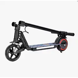 Дитячий Електросамокат E-Scooter ES3 LED + амортизатор Чорний - мініатюра 6