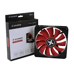 Вентилятор для корпусу 140mm Xilence XPF140.R Червоний/Чорний, Retail Box