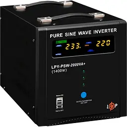 Джерело безперебійного живлення [ДБЖ] LogicPower LPY-PSW-2000VA+ 1400W [22873] [107307] - мініатюра 3