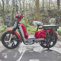 Електроскутер Двомісний Crosser E-Delta (800W,60V,15Ah) Червоний - мініатюра 9