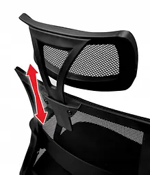 Крісло офісне Kontrast Manager Black - мініатюра 7