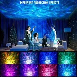 Світловий проєктор Astronaut Galaxy Star Starry Night Light з туманністю і пультом - мініатюра 4