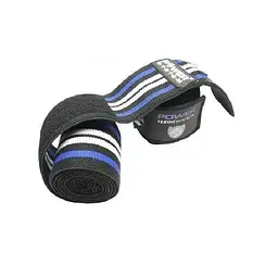Бинти на коліна Power System PS-3700, Black/Blue - мініатюра 2