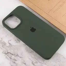 Чохол Silicone Case для Apple iPhone 15 Plus Cyprus Green AA [92784] - мініатюра 4