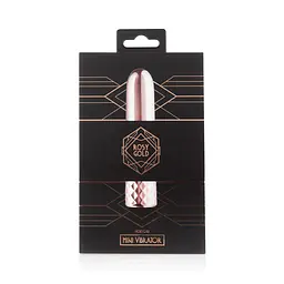 Вібратор Rosy Gold Nouveau Mini 9 см рожеве золото - мініатюра 5
