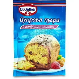 Цукрова пудра Dr.Qetker з ванільним смаком 80 г