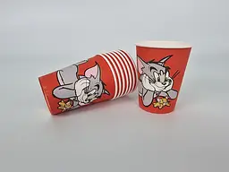Паперовий одноразовий стакан з малюнком об'єм 250 мл "Tom and Jerry" Маестро 50 шт/уп. - мініатюра 5