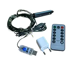 Гірлянда світлодіодна USB Хвіст Y25-30 19579 2 м 200 LED теплий жовтий - мініатюра 4